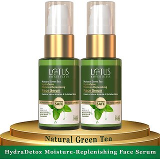 Lotus Botanicals Natural Green Tea Hydradetox Moisture-Replenishing Face Serum _30Gm (Pack Of 2) (60 G) Lotus Botanicals Natural Green Tea Hydradetox Moisture-Replenishing Face Serum _30Gm (Pack Of 2) (60 G)