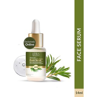 Lotus Botanicals Salicylic Acid & Tea Tree Acne Control & Pore Cleansing Power Serum (14 Ml) Lotus Botanicals Salicylic Acid & Tea Tree Acne Control & Pore Cleansing Power Serum (14 Ml)