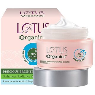                       Lotus Organics+ Precious Brightening Night Creme (30 G)                                              