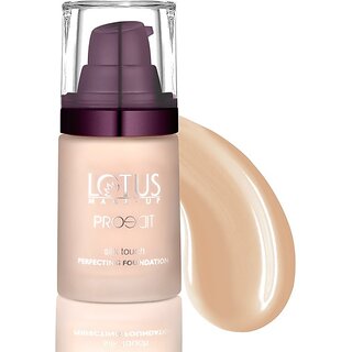                       Lotus Make-Up Proedit Silk Touch Perfecting Foundation Sf01 Foundation (Porcelain, 30 Ml)                                              