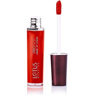                       Lotus Make-Up Proedit Liquid Matte Lip Color 8G- Red Carpet | With Vitamin E (8 G, Red Carpet)                                              