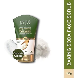 Lotus Botanicals Natural Baking Soda Anti-Acne Face Scrub (100 G) Lotus Botanicals Natural Baking Soda Anti-Acne Face Scrub (100 G)