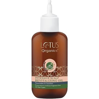 Lotus Organics+ Intensive Scalp Revitalizing Oil Hair Oil (100 Ml) Lotus Organics+ Intensive Scalp Revitalizing Oil Hair Oil (100 Ml)
