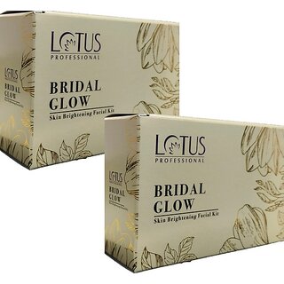 Lotus Professional Bridal Glow Skin Brightening Facial Kit (55G X2) (2 X 55 G) Lotus Professional Bridal Glow Skin Brightening Facial Kit (55G X2) (2 X 55 G)