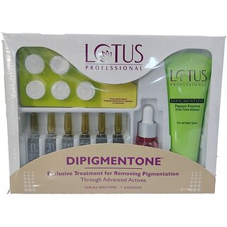 Lotus Professional Dipigmentone Exclusive Treatment For Removing Pigmentation Facial Kit (100 G) Lotus Professional Dipigmentone Exclusive Treatment For Removing Pigmentation Facial Kit (100 G)