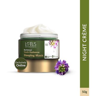 Lotus Botanicals Bio Retinol Youth Radiance Anti-Ageing Sleeping Mask (50 G) Lotus Botanicals Bio Retinol Youth Radiance Anti-Ageing Sleeping Mask (50 G)