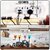 Cute Bears Wall Hooks 4 Different Colors Hooks Hanging Adhesive Hooks, Rurbeder Plug Wire Holder, Cartoon Bear Storage Hooks, Kitchen Gadgets (Colors- Sky, Orange, Yellow, Pink)(Pack of 6)