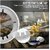 (Pack 2) Premium Metal Gas Saver Burner Stand For Saving Gas Fire&Windproof Energy saver Chula Gas Support Stand Suitable for all gas stove - Silver
