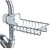 Kitchen Sink Caddy Storage Organizer Drainer Caddy For Dishwashing Soap Sponge Holder Faucet Storage Rack(Stainless Steel) - Sinks Silver