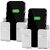 (Pack of 2) Wall Mount Mobile Holder Storage Case for TV/AC Remote Wall Mounted Mobile Stand Multi Purpose Stand with Hole for Phone Charging (White)