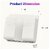 (Pack of 2) Wall Mount Mobile Holder Storage Case for TV/AC Remote Wall Mounted Mobile Stand Multi Purpose Stand with Hole for Phone Charging (White)