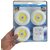 15-Year Warranty LED Light Set of 3 - Remote Control No Wiring Needed Switch Between Strong/Low Brightness Battery Operated Adhesive Tape Off Timer