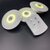 15-Year Warranty LED Light Set of 3 - Remote Control No Wiring Needed Switch Between Strong/Low Brightness Battery Operated Adhesive Tape Off Timer