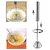 Kitchen Manual Hand Blender Semi-Automatic Egg Beater and Stirring Stainless Steel Rotating Rotary Push Whisks Mixer For Kitchen Baking/Lassi/Butter Milk Frother/Cream/Madhani/Coffee/Cake Mixing/Restaurant/ 1 Pack (9 inch)