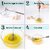 Kitchen Manual Hand Blender Semi-Automatic Egg Beater and Stirring Stainless Steel Rotating Rotary Push Whisks Mixer For Kitchen Baking/Lassi/Butter Milk Frother/Cream/Madhani/Coffee/Cake Mixing/Restaurant/ 1 Pack (9 inch)