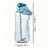 Contemporary Reusable Water Bottle with Time Markings 2 Litre Transparent Best Usage for Office/School/College/Gym/Travel Bottle | BPA-Free Fitness Sports Bottle