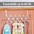 Adjustable Over The Door Hook Hanger Stainless Steel Heavy Duty Door Hanger for Clothes Coats Robes Hats Towel Rack Organizer Bathroom Hooks  Pack of 1  Silver