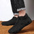 Fashlook Black Men's Casual Fashion Sneakers - Lightweight, Breathable