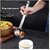 Stainless Steel Cooking Spoon Oil-Separated Spoon with Long Handle Oil Soup Separator Spoon Oil Filter Spoon Grease Filter Spoon for Home Kitchen Hot Pot Fat Skimmer 1 Pcs