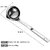 Stainless Steel Cooking Spoon Oil-Separated Spoon with Long Handle Oil Soup Separator Spoon Oil Filter Spoon Grease Filter Spoon for Home Kitchen Hot Pot Fat Skimmer 1 Pcs