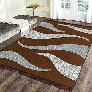 RADECOR Multicolor Velvet Carpet (5 ft, X 7 ft, Rectangle) RADECOR Multicolor Velvet Carpet (5 ft, X 7 ft, Rectangle)
