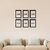 DIY Cast Set of 6 Rectangular Frame(6x8 Inch) Black Frame With Wall Mount  Stylish for Home  Office Dcor, Perfect for Family Pictures  Gifting