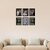 DIY Cast Set of 6 Rectangular Frame(6x8 Inch) Black Frame With Wall Mount  Stylish for Home  Office Dcor, Perfect for Family Pictures  Gifting