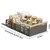 Sole Module Pull Out Kitchen Trolley Drawers, Grey, 80cm