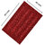 RADECOR Cotton Door Mat (Red, Medium)