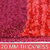 RADECOR Cotton Floor Mat (Red, Medium)