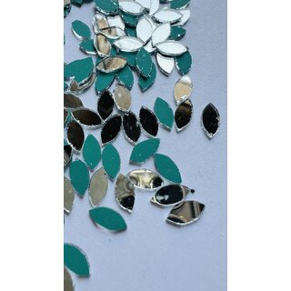 MIRROR GLASS WORLDWIDE Eye Shape 5 10 mm 1000 Pieces 100 gm Decorative Mirrors for Lippan Art, Mandala, Fabric, Jewelr MIRROR GLASS WORLDWIDE Eye Shape 5 10 mm 1000 Pieces 100 gm Decorative Mirrors for Lippan Art, Mandala, Fabric, Jewelr