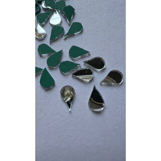 MIRROR GLASS WORLDWIDE Almond Shape Mirror for Lippan Art Materials Kit 5 8mm 650piece 100gm MIRROR GLASS WORLDWIDE Almond Shape Mirror for Lippan Art Materials Kit 5 8mm 650piece 100gm