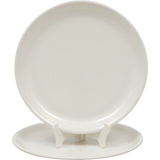 Ariya Melamine 12 Inch Dinner Plates - White, Set of 2 | Durable, Lightweight & Easy to Clean Ariya Melamine 12 Inch Dinner Plates - White, Set of 2 | Durable, Lightweight & Easy to Clean