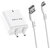 Digimate Quick Charge 15W 2.4A Single Wall Charger with Micro USB cable  (White-DG-ADP-1003)