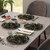 Aurka Melamine 12 Inch Full-Size Dinner Plates - Black  Gold, Set of 3, Durable  Stylish