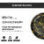 Aurka Melamine 12 Inch Full-Size Dinner Plates - Black  Gold, Set of 4, Durable  Stylish