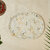 Aurka Melamine 12 Inch Full-Size Dinner Plates - White Base, Golden  Black, Set of 2, Durable  Stylish