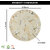 Aurka Melamine 12 Inch Full-Size Dinner Plates - White Base, Golden  Black, Set of 3, Durable  Stylish