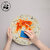 Aurka Melamine 12 Inch Full-Size Dinner Plates - White Base, Golden  Black, Set of 3, Durable  Stylish