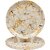 Aurka Melamine 12 Inch Full-Size Dinner Plates - White Base, Golden  Black, Set of 4, Durable  Stylish