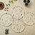 Aurka Melamine 12 Inch Full-Size Dinner Plates - White Base, Golden  Black, Set of 4, Durable  Stylish