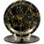 Aurka Melamine 11 Inch Full-Size Dinner Plates - Black  Gold, Set of 2, Durable  Stylish