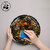 Aurka Melamine 11 Inch Full-Size Dinner Plates - Black  Gold, Set of 3, Durable  Stylish