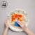 Aurka Melamine 11 Inch Full-Size Dinner Plates - White Base, Golden  Black, Set of 2, Durable  Stylish