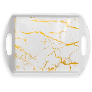 Globenox Melamine M15 Small Rectangle Serving Tray - Pack of 1 Traditional Print, Durable Easy to Clean Globenox Melamine M15 Small Rectangle Serving Tray - Pack of 1 Traditional Print, Durable Easy to Clean