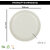 Aurka Melamine 12 Dinner Plates (532 White  Pack of 2) for Serving Breakfast, Lunch, Sancks Plate for Hotel  Parties