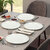 Aurka Melamine 12 Dinner Plates (532 White  Pack of 2) for Serving Breakfast, Lunch, Sancks Plate for Hotel  Parties