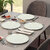 Aurka Melamine 11 Dinner Plates (537 White  Pack of 4) for Serving Breakfast, Lunch, Sancks Plate for Hotel  Parties