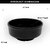 Aurka Melamine Soup Bowl (Black  Set of 2) Perfect for Soup, Noodles, Cereal, Oatmeal, Pasta, Salads, for Home, Office