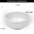 Aurka Melamine Soup Bowl (White  Set of 4) Perfect for Soup, Noodles, Cereal, Oatmeal, Pasta, Salads, for Home, Office